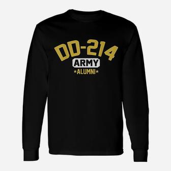 Dd-214 Us Army Alumni Vintage Long Sleeve T-Shirt - Seseable
