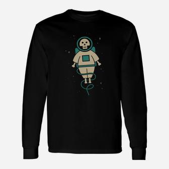 Dead Space Rad Skull Space Astronaut Cosmonaut Dead Long Sleeve T-Shirt - Seseable