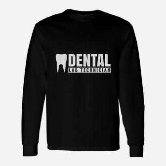 Dental Lab Technician Dentist Dental Technician Floss Long Sleeve T-Shirt - Seseable