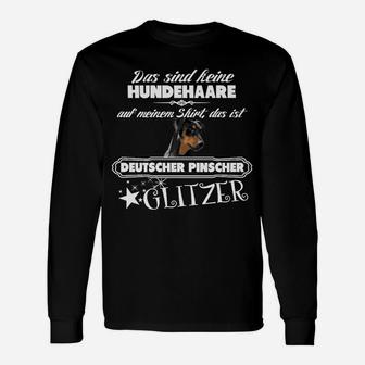 Deutsche Pinscher Glitzer Langarmshirts - Seseable