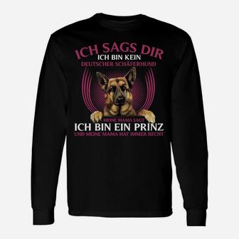 Deutscher Schäferhund Prinz Langarmshirts - Seseable