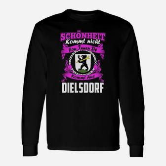 Dielsdorf Heimatstolz Langarmshirts, Personalisiert mit Spruch - Seseable