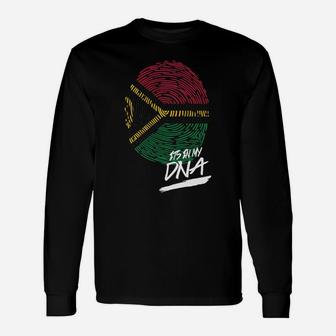 It Is In My Dna Vanuatu Baby Proud Country Flag Long Sleeve T-Shirt - Seseable