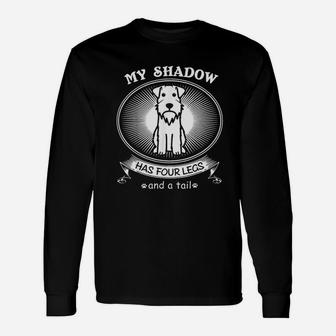 My Dog Is My Shadow Long Sleeve T-Shirt - Seseable