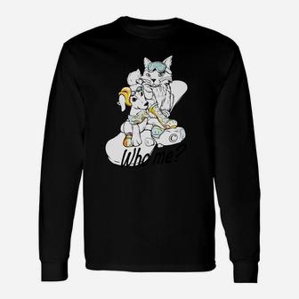 Dogs Cats Puppies Snowboards Winter Sports Lovers Long Sleeve T-Shirt - Seseable