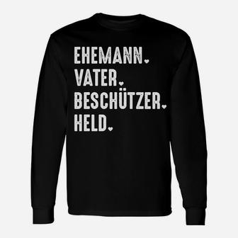 Ehemann Vater Beschützer Gehaltenen  Langarmshirts - Seseable