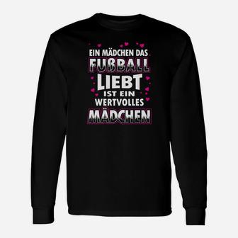 Ein Mädchen Das Fussball Langarmshirts - Seseable