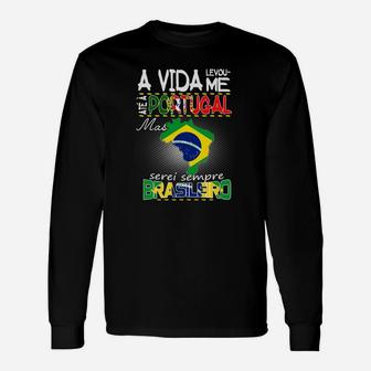 Ein Vida-Portugal-Brasiliro- Langarmshirts - Seseable