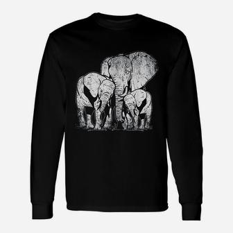 Elephant Elephant Long Sleeve T-Shirt - Seseable