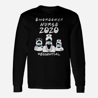 Emergency Nurse 2020 Essential Long Sleeve T-Shirt - Seseable