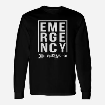 Emergency Nurse Rn Er For Nurses Emergency Nurse Long Sleeve T-Shirt - Seseable