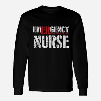 Emergency Room Nurse Long Sleeve T-Shirt - Seseable