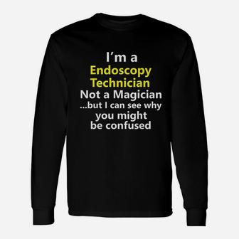 Endoscopy Technician Job Career Profession Occupation Long Sleeve T-Shirt - Seseable