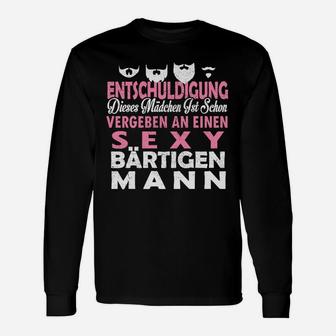 Entschuldigung Dieser Mann Ist Schon Super Sexy Bartigen Mann Langarmshirts - Seseable