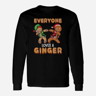 Everyone Loves A Ginger Cute Gingerbread Long Sleeve T-Shirt - Seseable