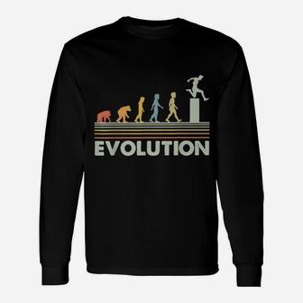 Evolution Parkour Vintage Long Sleeve T-Shirt - Seseable