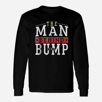 Expectant Father First Time Future Daddy Dad Bump Long Sleeve T-Shirt - Seseable