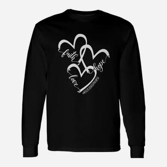Faith Hope Love Registered Nurse Long Sleeve T-Shirt | Seseable UK