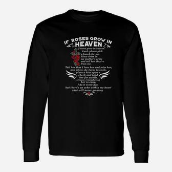 Family 365 Mom In Heaven Memory Of My Mother Long Sleeve T-Shirt | Seseable CA