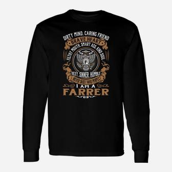 Farrer Last Name, Surname Tshirt Long Sleeve T-Shirt - Seseable
