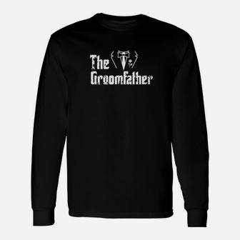 Father Of The Groom Wedding Husband Grooms Dad Gif Long Sleeve T-Shirt - Seseable