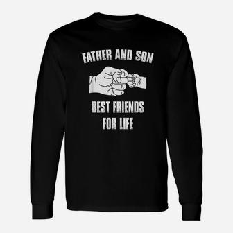 Father Son Best Friends For Life Long Sleeve T-Shirt - Seseable