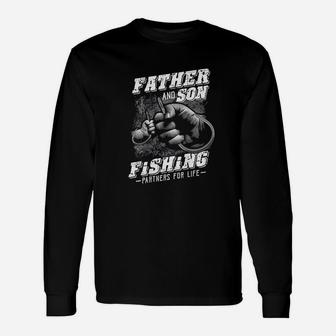 Father And Son Fishing Partner For Life Father Day Long Sleeve T-Shirt - Seseable