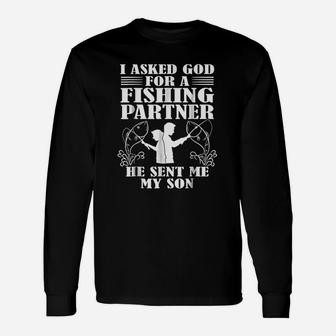 Father And Son Fishing Partners For Life Son Long Sleeve T-Shirt - Seseable