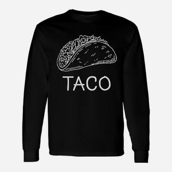 Father Son Matching Taco Taquito Baby Outfit Matching Set Long Sleeve T-Shirt | Seseable FR