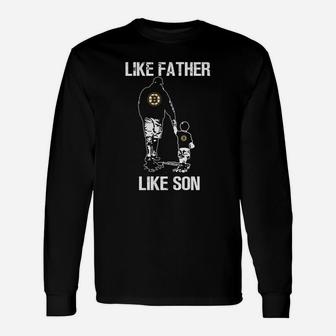 Like Father Like Son Shirt, best christmas gifts for dad Long Sleeve T-Shirt - Seseable