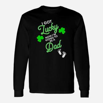 Father To Be St Patricks Day For Expectant Dad Long Sleeve T-Shirt - Seseable