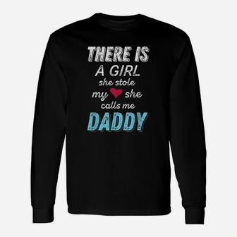 Fathers Day For Dad From Daughter New Dad Long Sleeve T-Shirt - Seseable