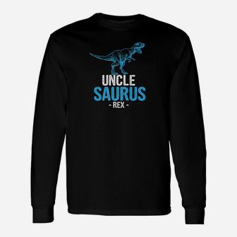 Fathers Day For Grandpa Uncle Saurus Rex Premium Long Sleeve T-Shirt - Seseable