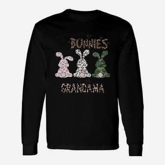 My Favorite Bunnies Call Me Grandama Lovely Long Sleeve T-Shirt - Seseable