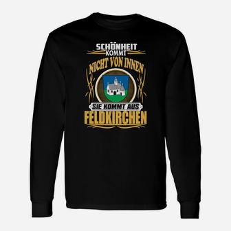 Feldkirchen Stolz Langarmshirts mit Schönheit aus Feldkirchen-Motiv - Seseable