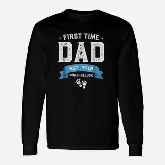 For First Time New Dad To Be Fathers Day Long Sleeve T-Shirt - Seseable