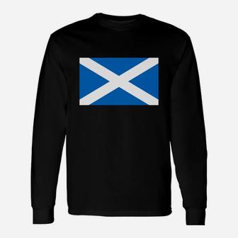 Flag Of Scotland Long Sleeve T-Shirt - Seseable