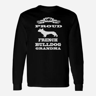 French Bulldog Grandmas Long Sleeve T-Shirt - Seseable