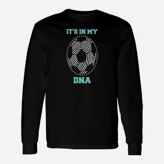 Fußball DNA Fingerprint Erbgut Langarm Langarmshirts für Fans - Seseable