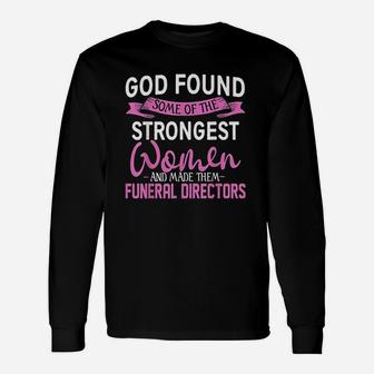 Funeral Director Funeral Director Long Sleeve T-Shirt - Seseable