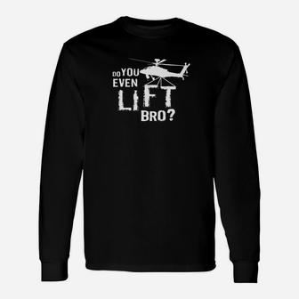 Future Helicopter Pilot Like Daddy Fathers Day Long Sleeve T-Shirt - Seseable