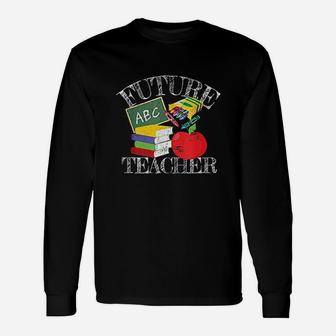 Future Teacher Abc Math ideas Long Sleeve T-Shirt - Seseable
