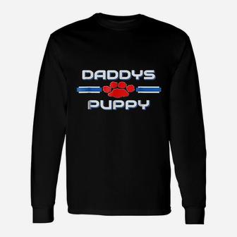 Gay Daddy Puppy, best christmas gifts for dad Long Sleeve T-Shirt - Seseable