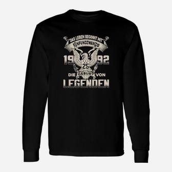Geburt von Legenden 1992 Langarmshirts, 30. Geburtstag Adler Design - Seseable