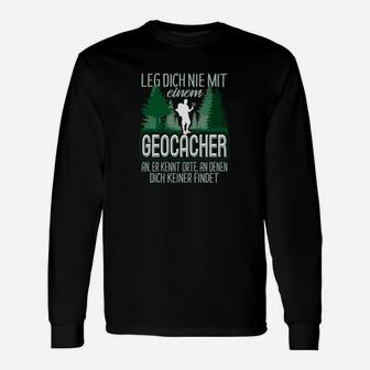 Geocacher Langarmshirts: Kennt Orte, Einzigartiger Spruch für Abenteurer - Seseable