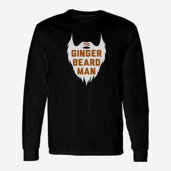 The Ginger Beard Man For Daddy Grandpa Uncle Long Sleeve T-Shirt - Seseable