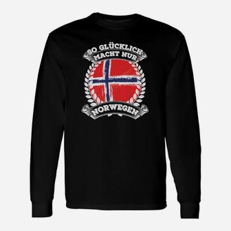 Also Glucklich Macht Nur Norwegen Langarmshirts - Seseable