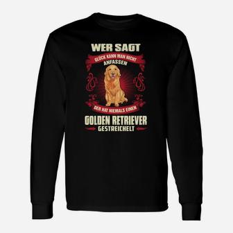Golden Retriever Liebhaber Langarmshirts, Lustiges Haustier Motiv - Seseable