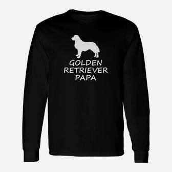 Golden Retriever Papa, best christmas gifts for dad Long Sleeve T-Shirt - Seseable