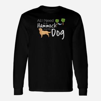 Golden Retriever s Dog Hammock Camping Travel Long Sleeve T-Shirt - Seseable